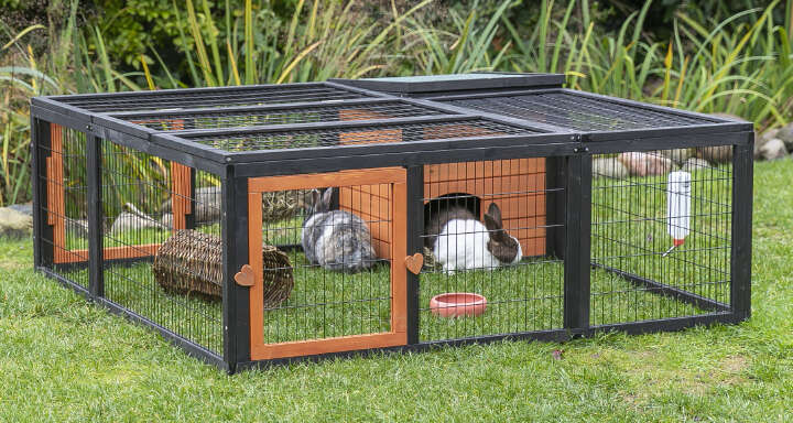 TRIXIE Freilaufgehege mit Abdeckung